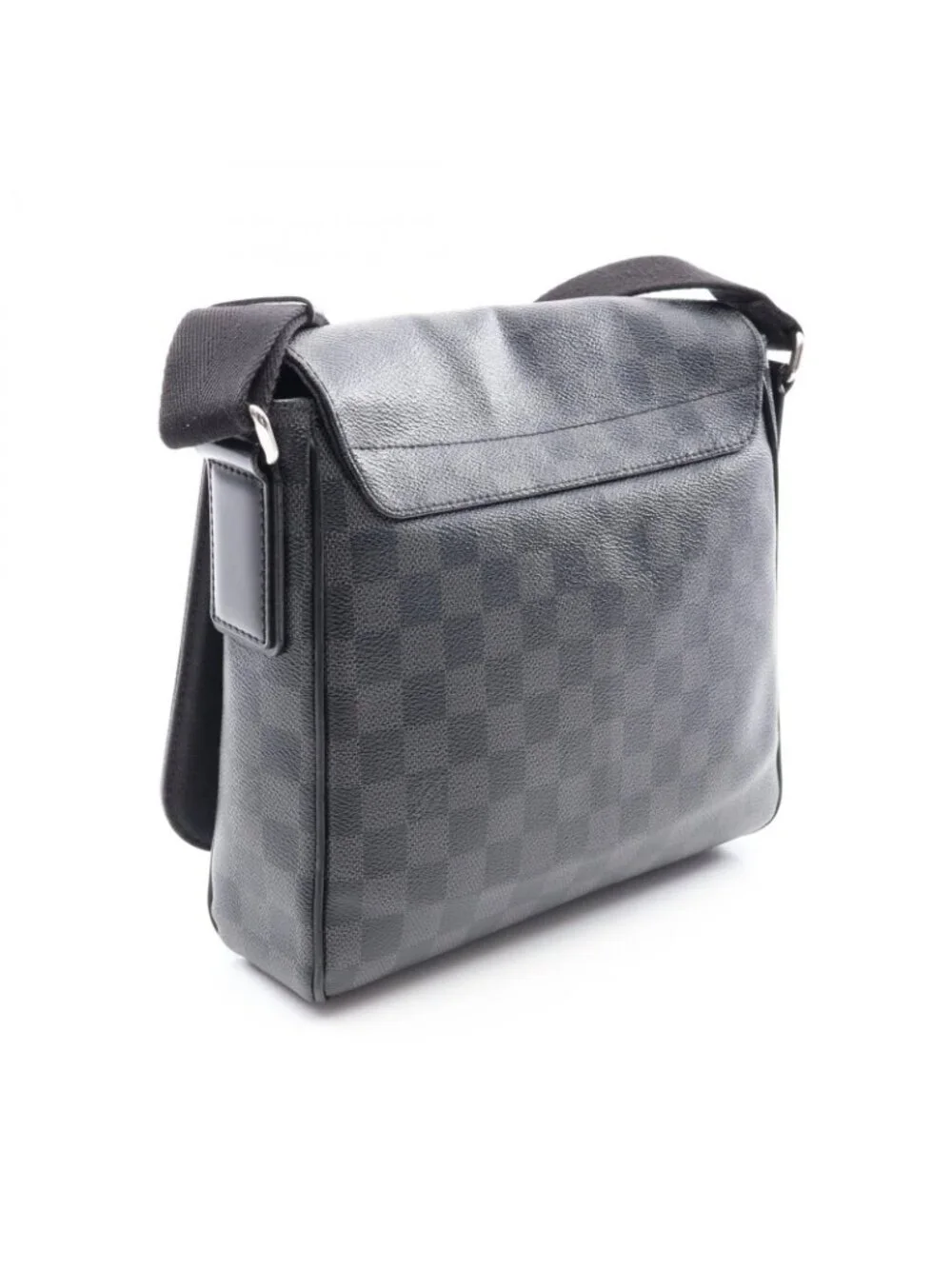 Louis Vuitton Shoulder Bag District PM Canvas Leather